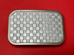 Tic Tac Toe Grey Wallpaper Pattern Buckle Down Brand Belt Buckle In Packaging