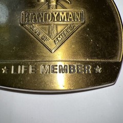 Handyman – Member Belt Buckle – 1996 – Club Of America