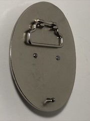 XL Steel Tone w/Skull Ornament Belt Buckle – 1.5&Prime; Loop – BX1