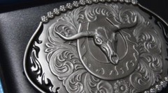 M&F WESTERN Nocona Western Belt Buckle Longhorn Steer Belt Buckle 37994