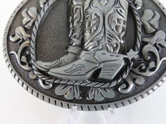 Cowboy Boots Metal Belt Buckle New