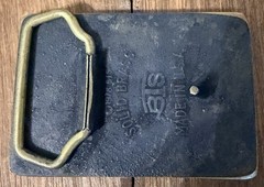 VINTAGE BTS 1978 SII SMITH SERVCO SOLID BRASS OILFIELD BELT BUCKLE