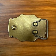 Belt Buckle for Men Western Rodeo Cowboy Solid Brass For Belt 1.5&Prime; (Buckle Only)