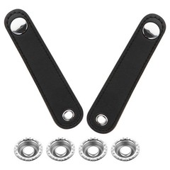 2Pcs Durable Universal Bellows Buckle Belts for Accordion Black Instrument Strap