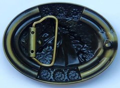 NEW HORSE HEAD WESTERN MULTICOLOR COWBOY ANIMAL 3-D BELT BUCKLE