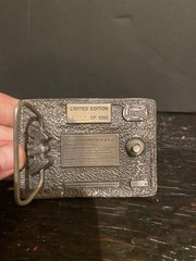1986 Duck $7.50 Conservation Stamp Belt Buckle By American Legends 2085of 5000