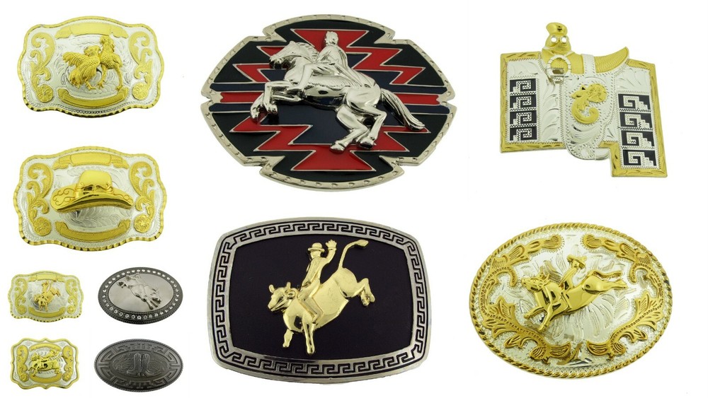 Bull Belt Buckle OX New Men Women Western Cowboy Cowgirl Rodeo Gold Silver Metal