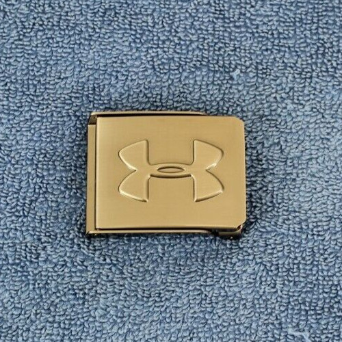 UNDER ARMOUR GRIP AUTO LOCK BELT BUCKLE CLOTH AND CANVAS BELTS 1.5&Prime; BRUSHED NICK