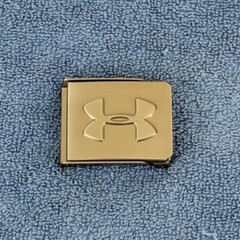 UNDER ARMOUR GRIP AUTO LOCK BELT BUCKLE CLOTH AND CANVAS BELTS 1.5&Prime; BRUSHED NICK