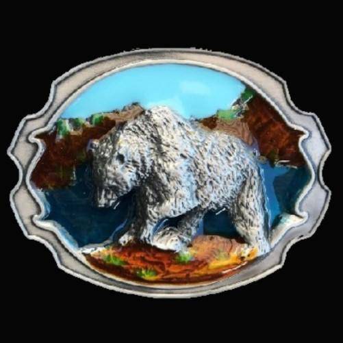 Belt Buckle Grizzly Bear Alaska Wildlife Alaskan Bears Belts Buckles