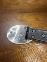 Montana Silversmiths Two-Tone Buffalo Nickel Belt Buckle with Longhorn Skull