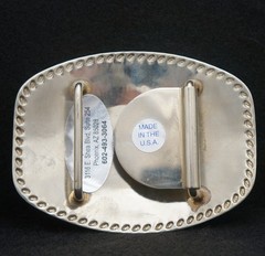 WD01159 VINTAGE 2008 **REDDING GUN CLUB** TOY&rsquo;S FOR TOTS HOA TROPHY BELT BUCKLE