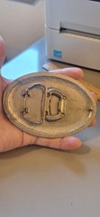 Corona Belt Buckle with Bottle Opener On Reverse – Black Enameled