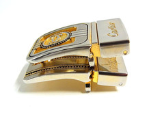 Vintage Cartier 2C & Yves Saint Laurent YSL Men&rsquo;s Unisex Clothing Belt Buckle 2p