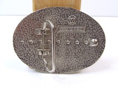 Bridled Horse Head Equestrian Oval Belt Buckle Made in USA