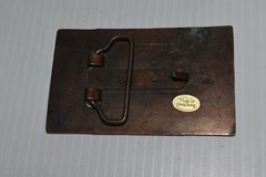 BUDWEISER BRASS BELT BUCKLE (ACS24)
