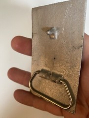 Vintage Aluminum Winchester Repeating Arms Belt Buckle
