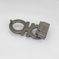 Salvatore Ferragamo Gancini brushed gunmeta Belt Buckle for 34-35mm belt