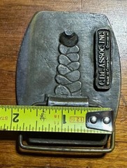 Vintage CDC Metalworks Colorado USA Ski Country Brass Belt Buckle – Issues #B26