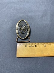 Heritage Mint United States of America Bald Eagle Seal Solid Bronze Belt Buckle