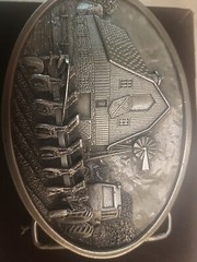 Vintage Bergamot Belt Buckle T149 1984 USA made,