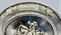 COMSTOCK GERMAN SILVER BELT BUCKLE (P10023945)