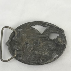 VINTAGE 1990 FLYING EAGLE C+J INC BELT BUCKLE MADE IN THE USA