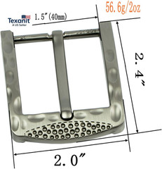 1.5&Prime; (38Mm-40Mm) Belt Buckle Replacement Kit Men&rsquo;S Single Prong Buckle Heavy Dut