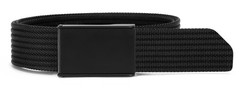 CHAOREN Mens Belt – 1.5&Prime; Nylon Webbing 57&Prime; (Fits Up to 50&Prime; Waist), Black