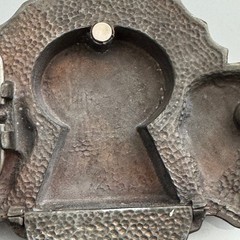 Heavy Metal Buckles Spider Keyhole Rose Belt Buckle
