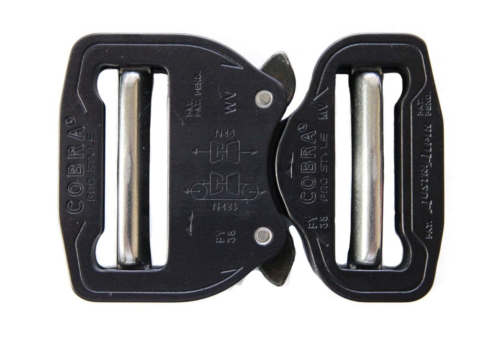 AustriAlpin COBRA ProStyle 1.5&Prime; Dual Adjustable Tactical Belt Buckle Matte Black