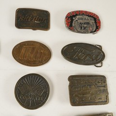 15x Vintage & Modern Belt Buckles Transportation Themed 32312