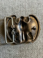 Perched Eagle Belt Buckle Vintage 1980s AVON Patriotic Western See Pics