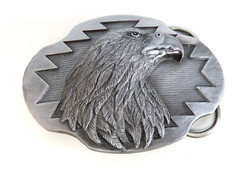 1990 Arroyo Grande #AG44 Eagle Head Belt Buckle USA