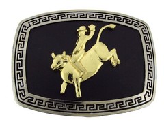 Bull Belt Buckle OX New Men Women Western Cowboy Cowgirl Rodeo Gold Silver Metal