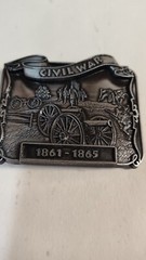 American Civil War 1861-1865 Pewter Metal Belt Buckle Century Company NEW