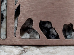 GRIP6 BELT BUCKLE – BUFFALO – BRONZE – 1.5 INCH WIDE