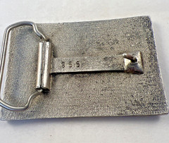 US Homegrown Silver Belt Buckle Square Outlaw Country Men Marijuana Hall of Fame