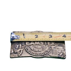 Baron Buckle Teamster Solid Brass Vintage Belt Buckle