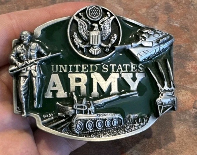 United States Army Belt Buckle military Soldier Armed Forces
