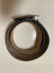 Louis Vuitton Metal Buckle Belt Travel Requisite design Used From Japan