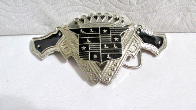 Gun Belt Buckle Bottle Opener Cadillac Silver Metal Really Cowboy Men New Style