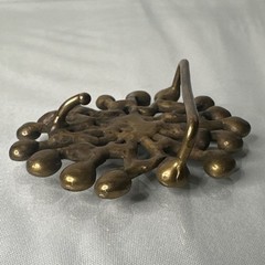 Vintage Jack Boyd Bronze Belt Buckle – Mid Century – Brutalist – Atomic Design