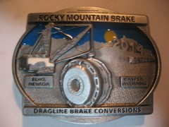 2014 « Rocky Mountain Brake » Supply Casper, WY / Elko, NV Pewter Belt Buckle