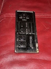 RARE Nintendo Entertainment System NES Controller Metal Belt Buckle Chrome 2007