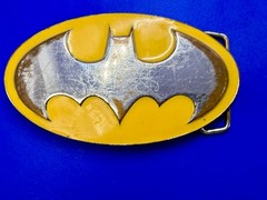 Used Batman Dc Comics Superhero S11 Belt Buckle To Restore / Re-Paint
