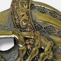 Halloween Skeleton Belt Buckle Gothic Grunge Emo Punk Unisex READ Buckle Only