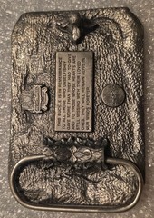 Bergamot MIA POW USA Belt Buckle Pre-Owned Free Shipping
