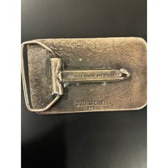 Vintage 1976 Armour Canned Meats Belt Buckle James Lind Wyoming Studio Art Works