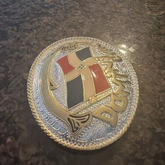 Dominican Republic Flag Saint George&rsquo;s Cross Belt Buckle Western